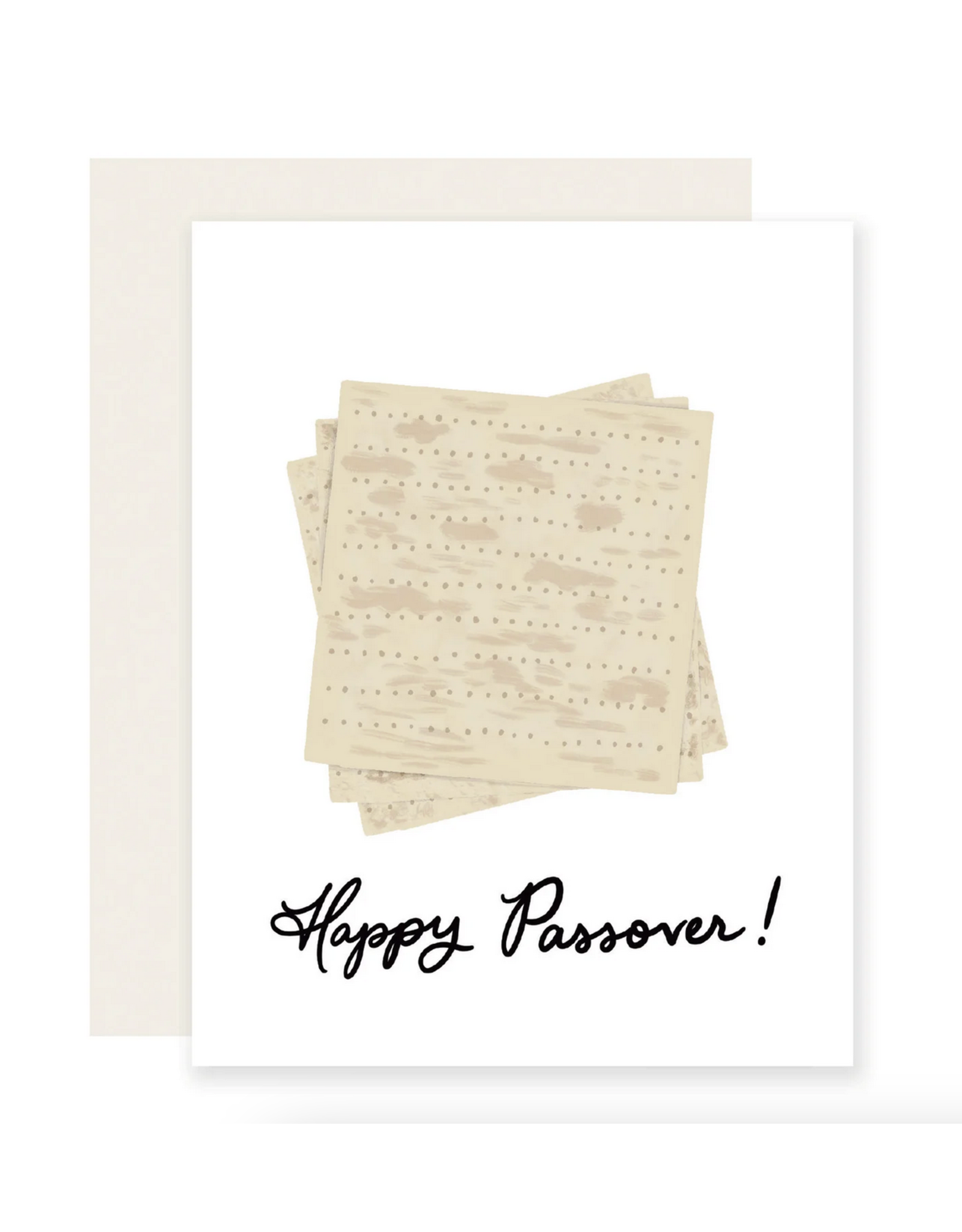 Slightly Stationery Passover Matzo Card