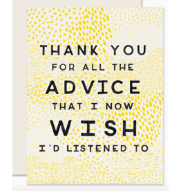 Slightly Stationery Parental Advice Card