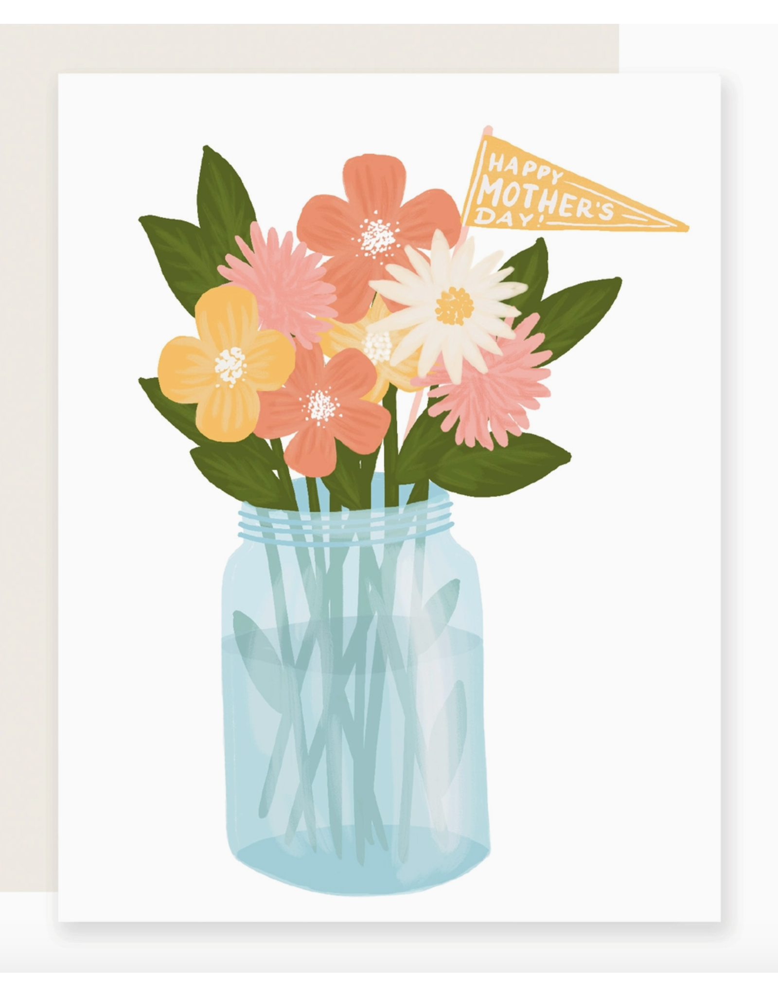 Slightly Stationery Mother's Day Flower Jar Card