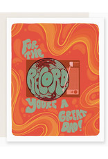 Slightly Stationery For the Record Dad Card