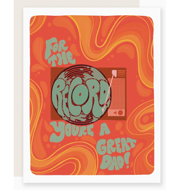 Slightly Stationery For the Record Dad Card