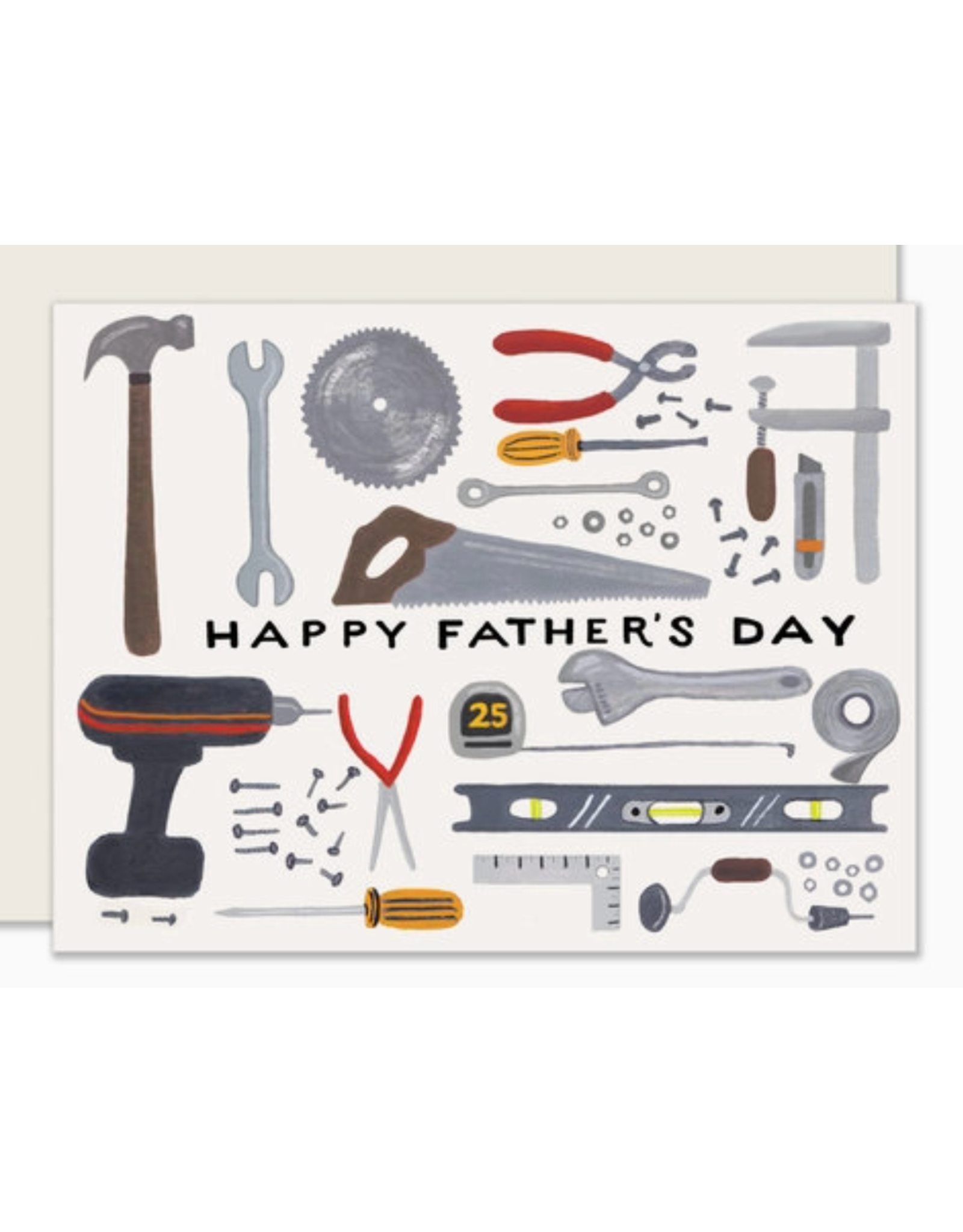 Slightly Stationery Father's Day Tools Card