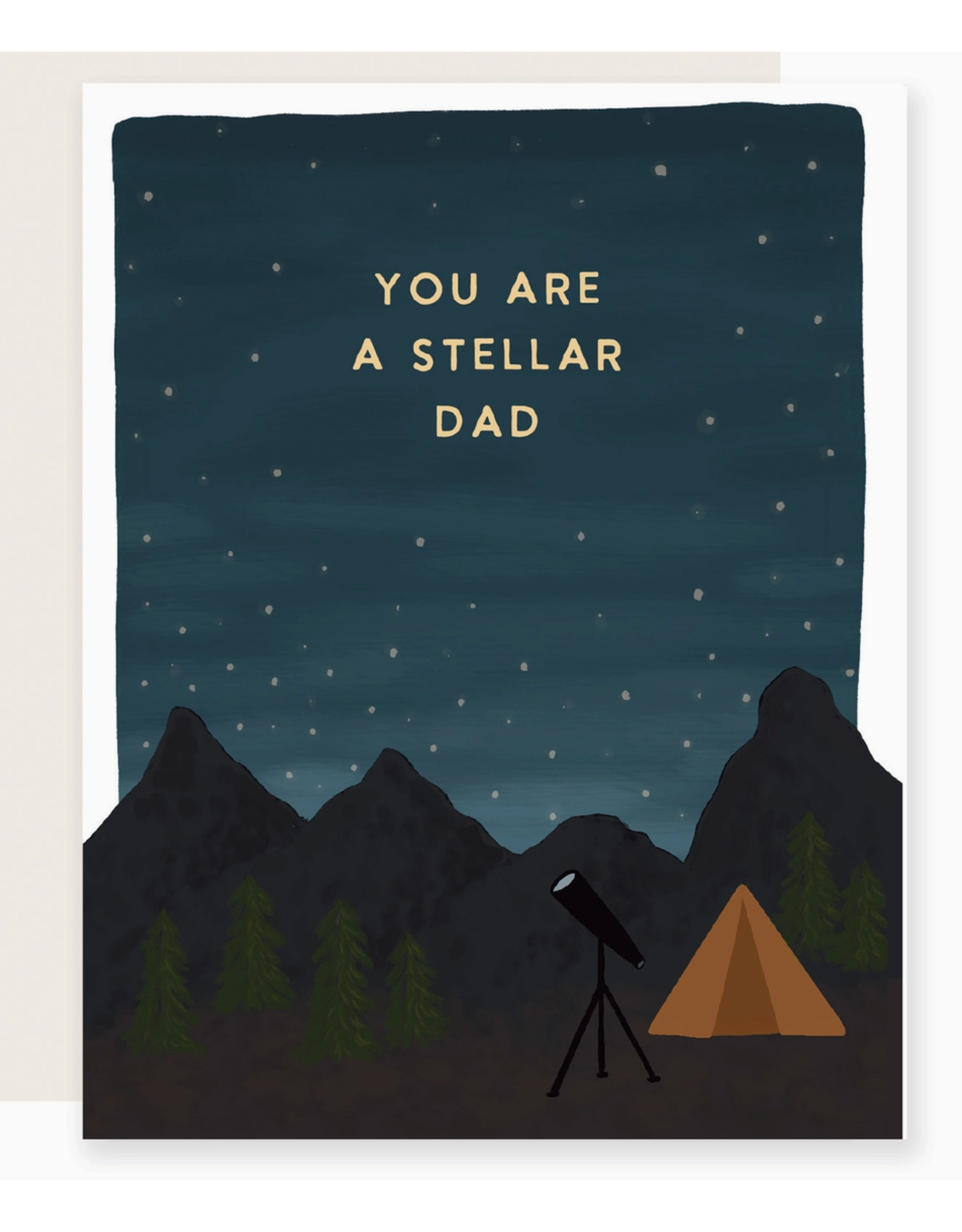 Slightly Stationery Stellar Dad Card