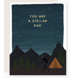 Slightly Stationery Stellar Dad Card