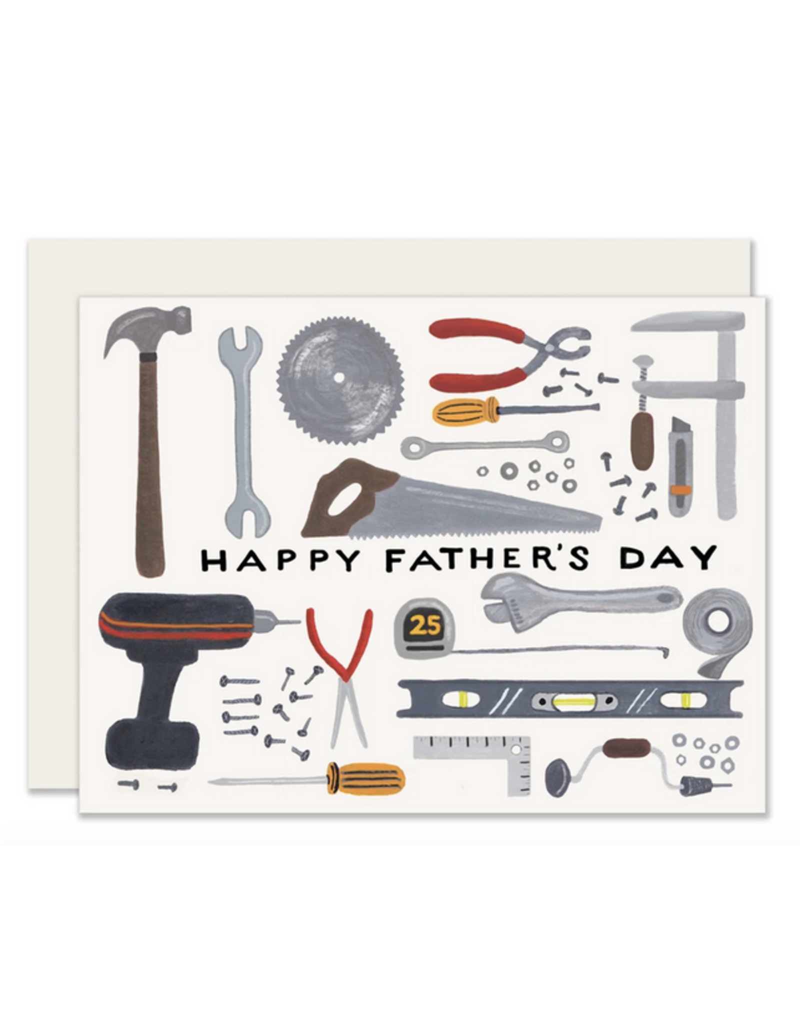 Slightly Stationery Father's Day Tools Card