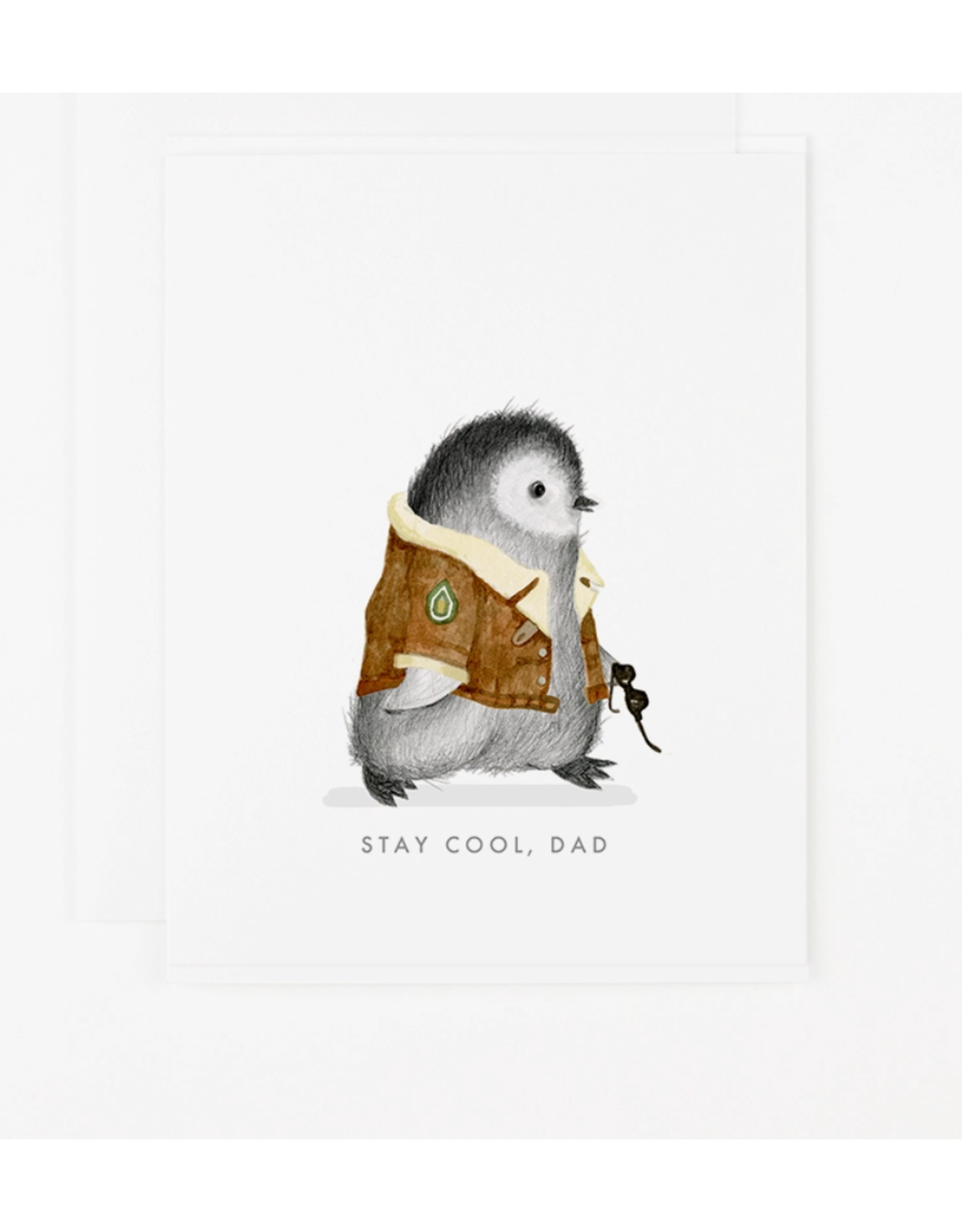 Dear Hancock Cool Dad Penguin Card