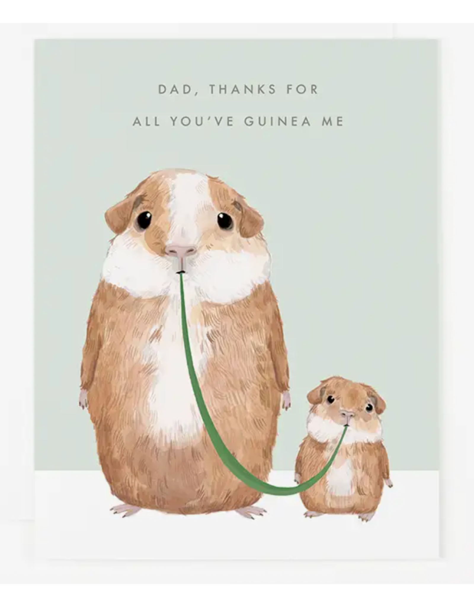 Dear Hancock Dad Thank You For All You've Guinea Card