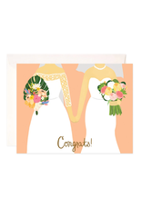 Bloomwolf Studio Brides Congrats Wedding Card