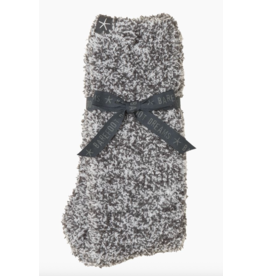 Barefoot Dreams CozyChic Heathered Socks in Slate Blue