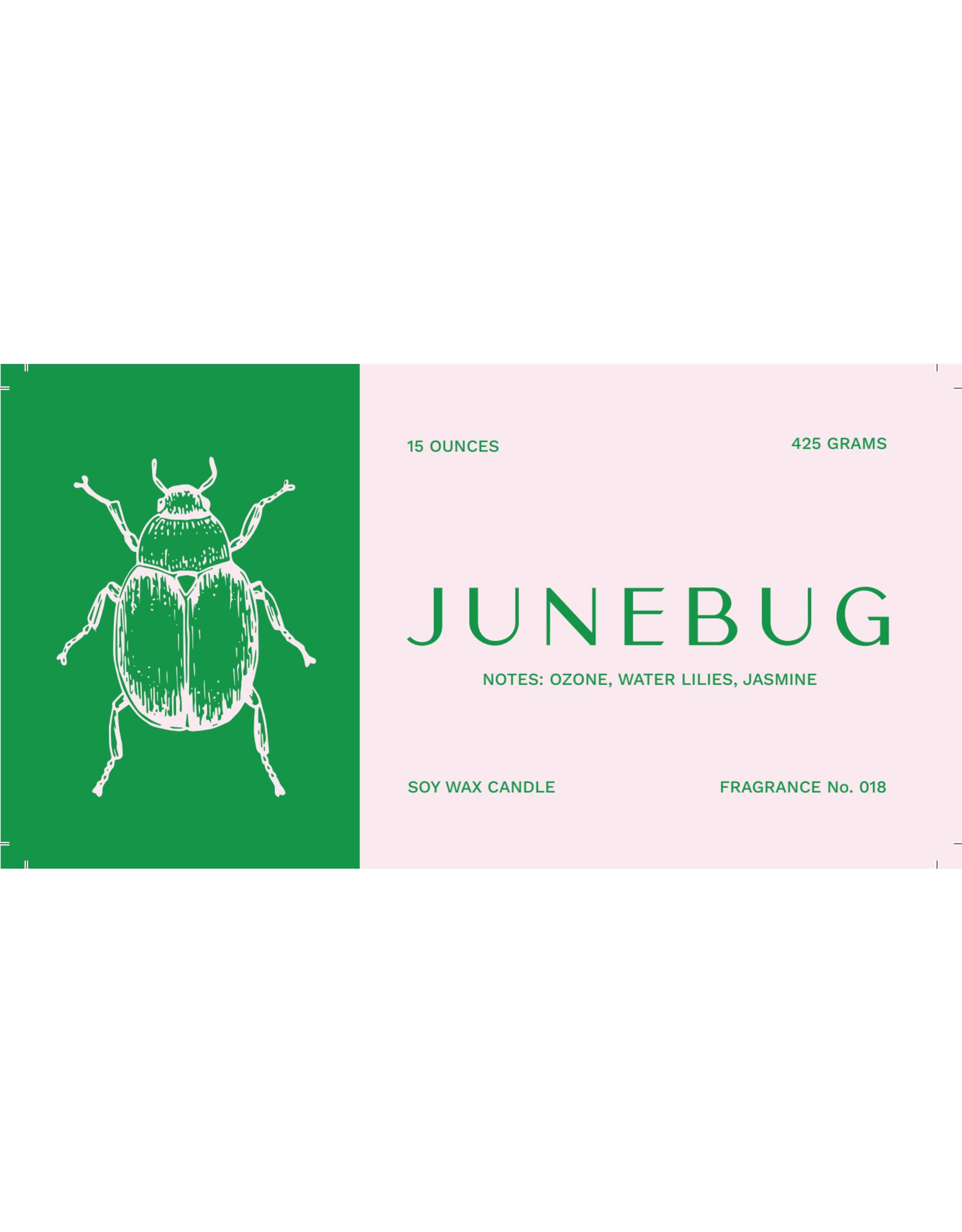 Candlefish The Junebug Candle - The Pink Label