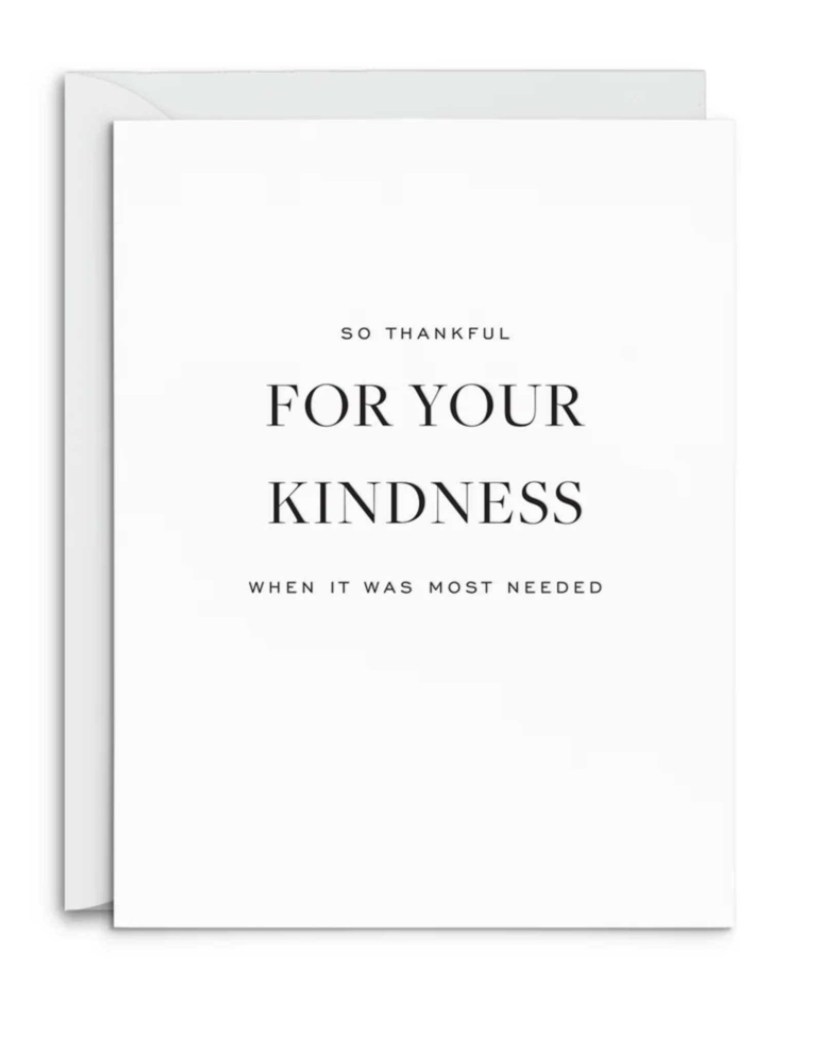 Smitten on Paper Thankful For Your Kindness Greeting Card