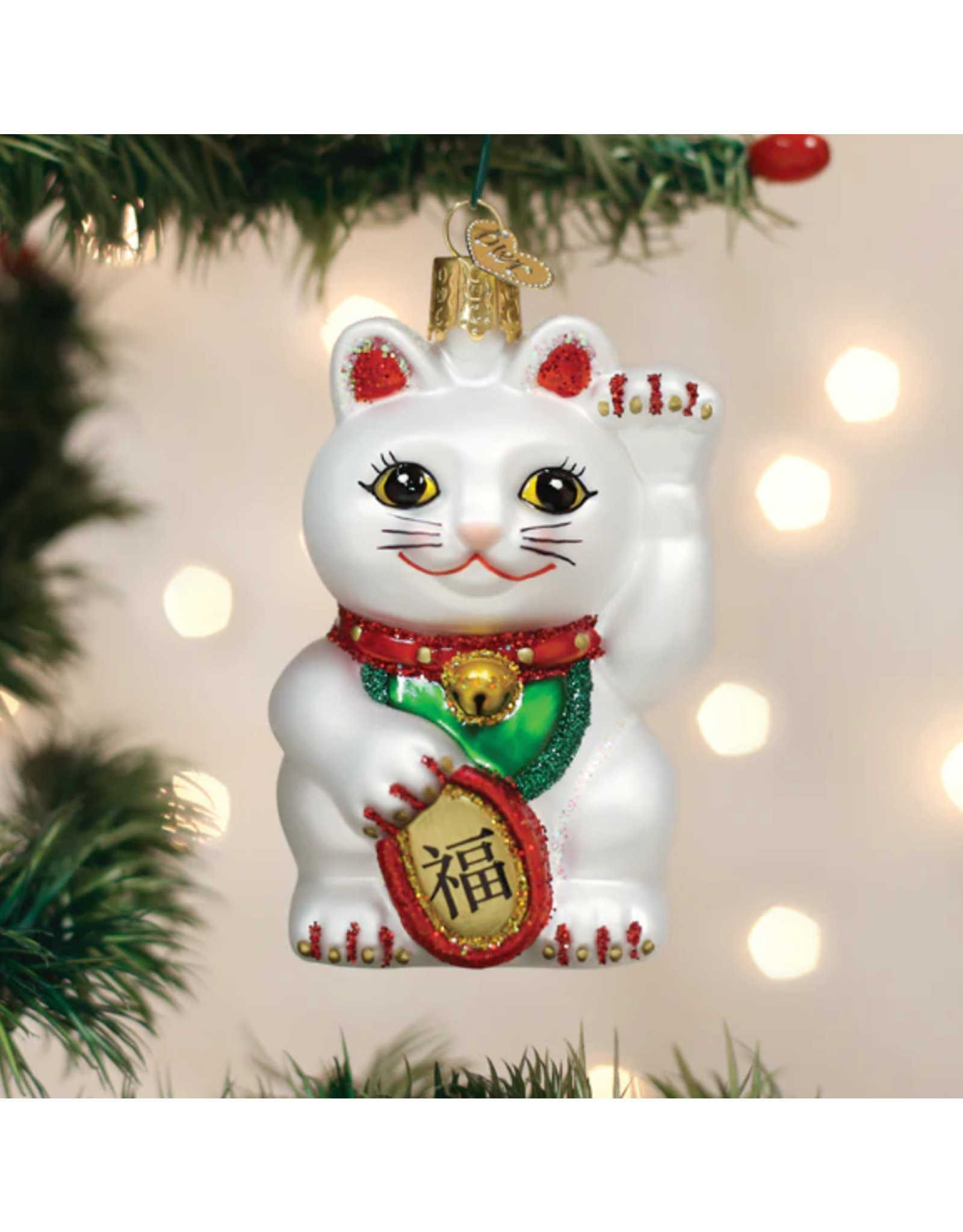 Lucky Cat Ornament