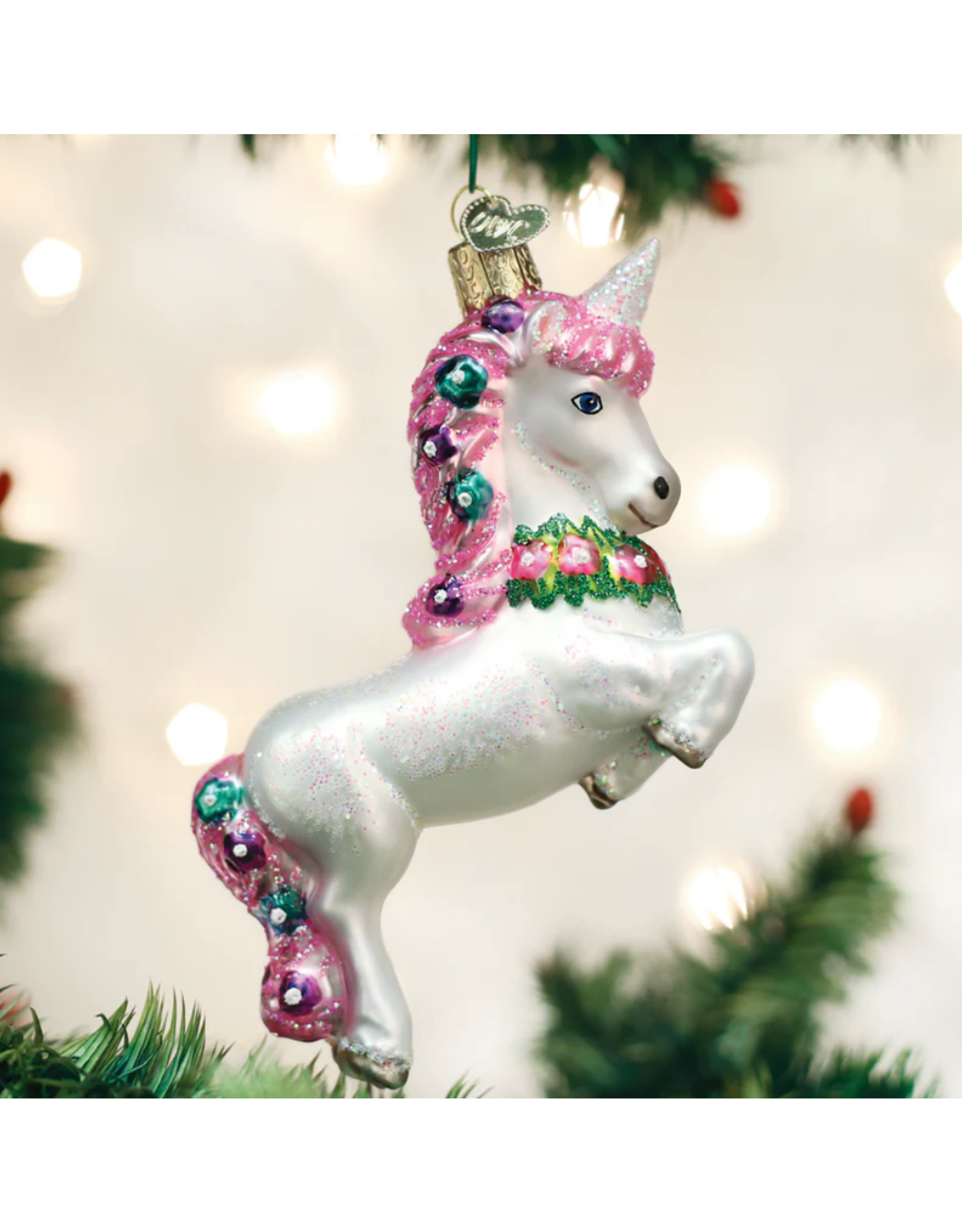Prancing Unicorn Ornament