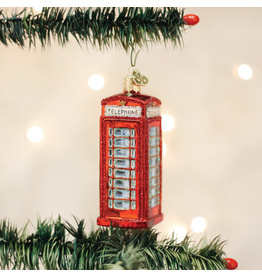 English Phonebooth Ornament