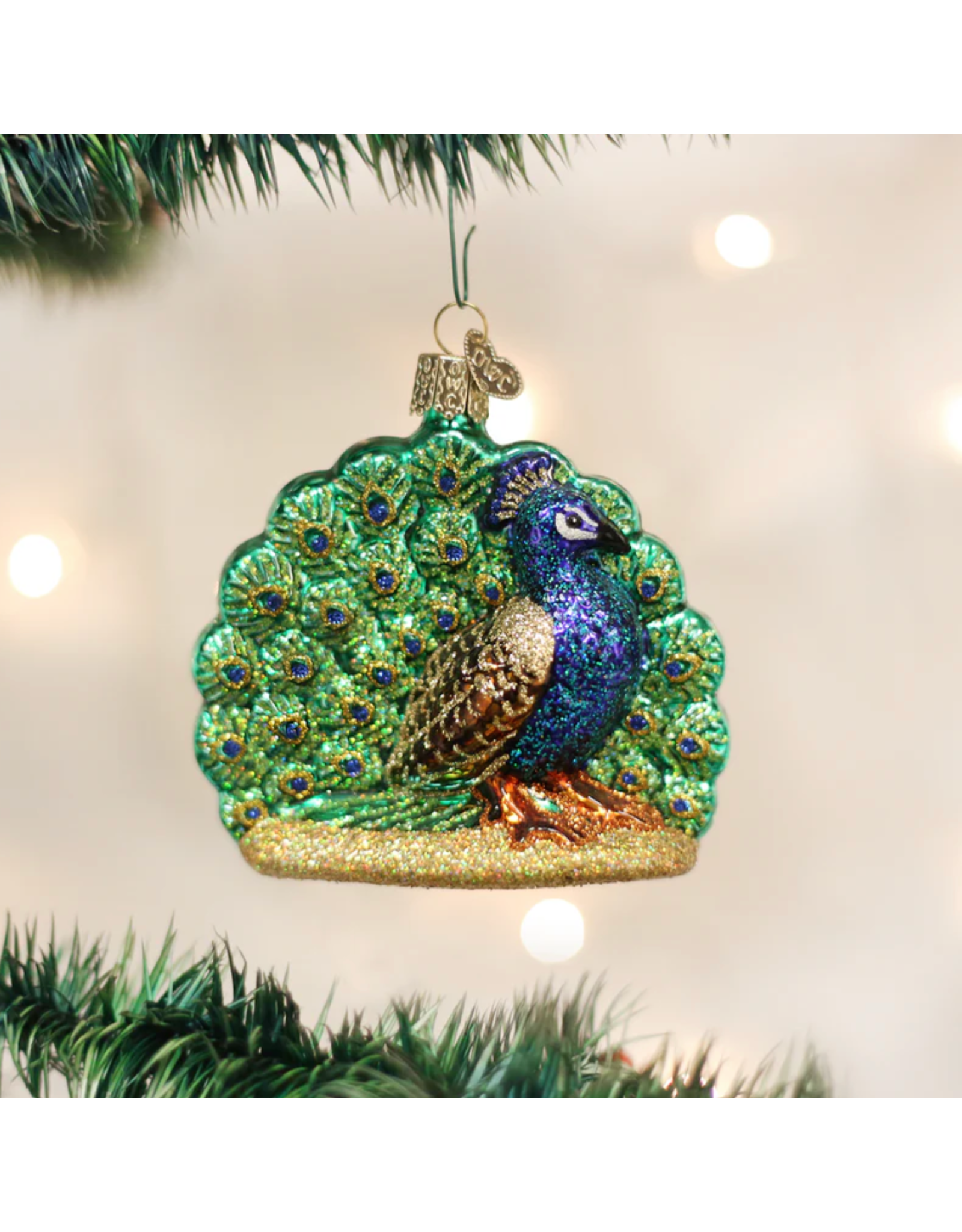 Proud Peacock Ornament