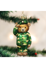Army Bear Ornament