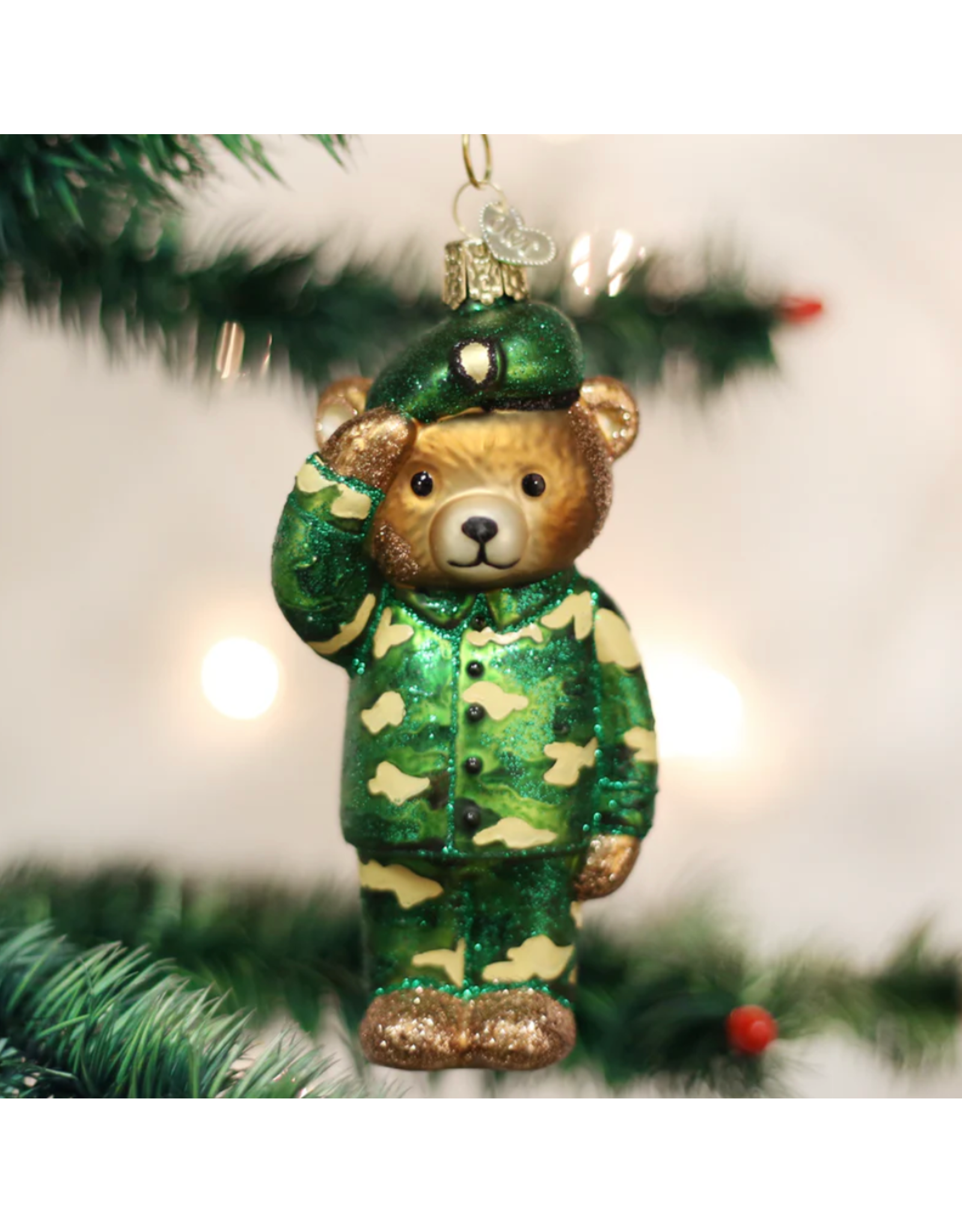 Army Bear Ornament