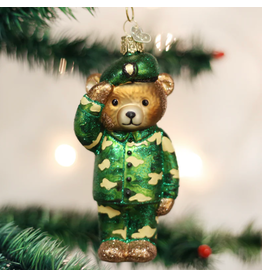 Army Bear Ornament