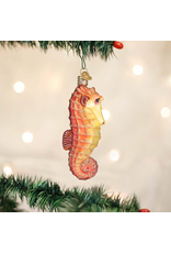 Orange Sea Horse Ornament