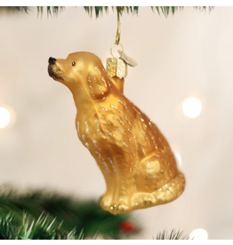 Sitting Golden Ornament