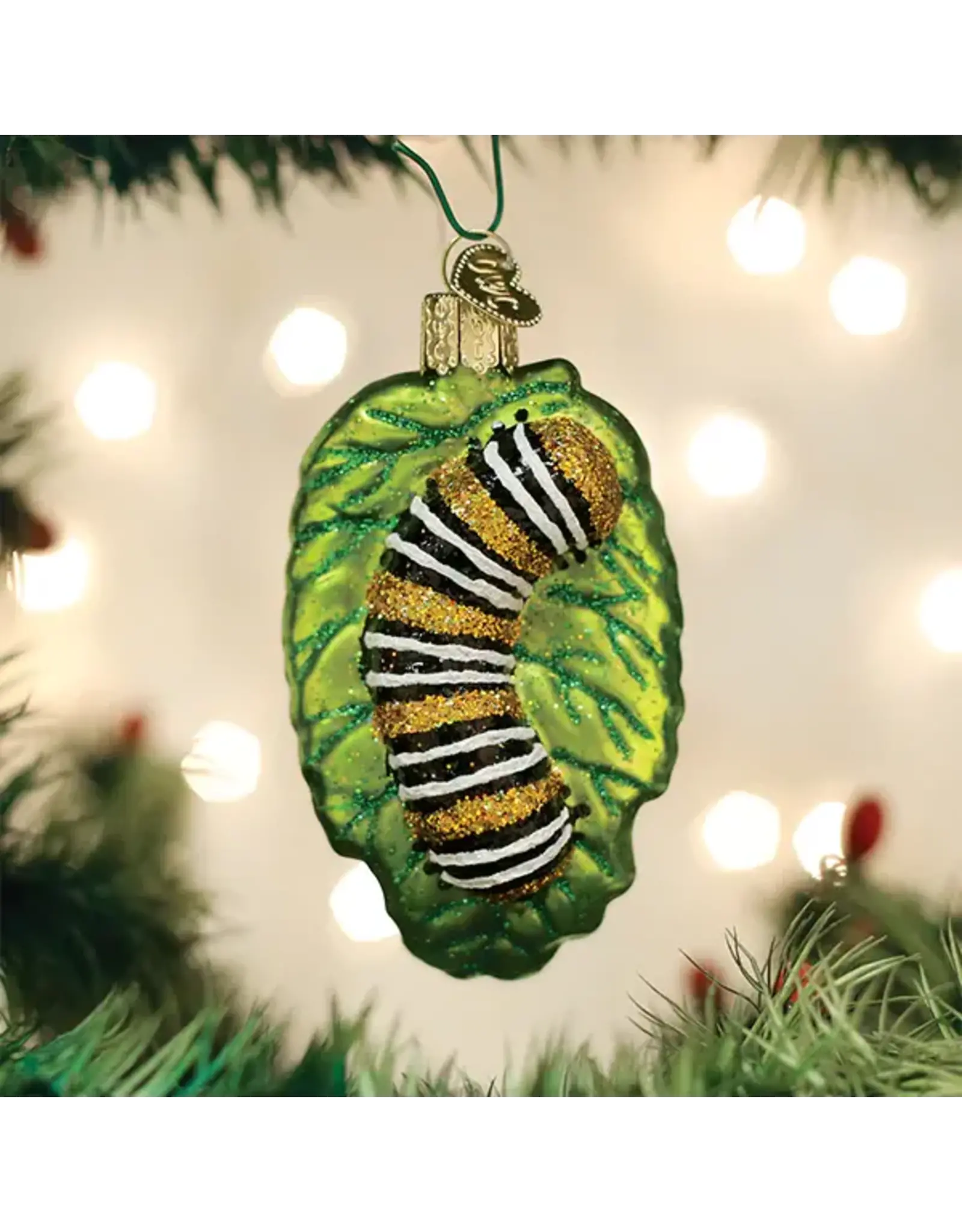 Fuzzy Caterpillar Ornament