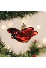 Cardinal in Flight Ornament