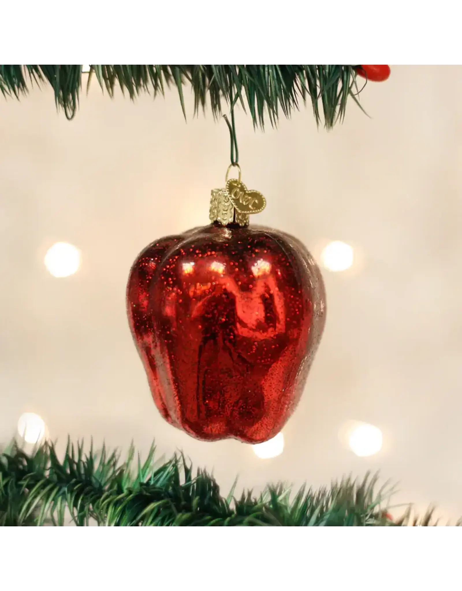 Red Delicious Apple Ornament