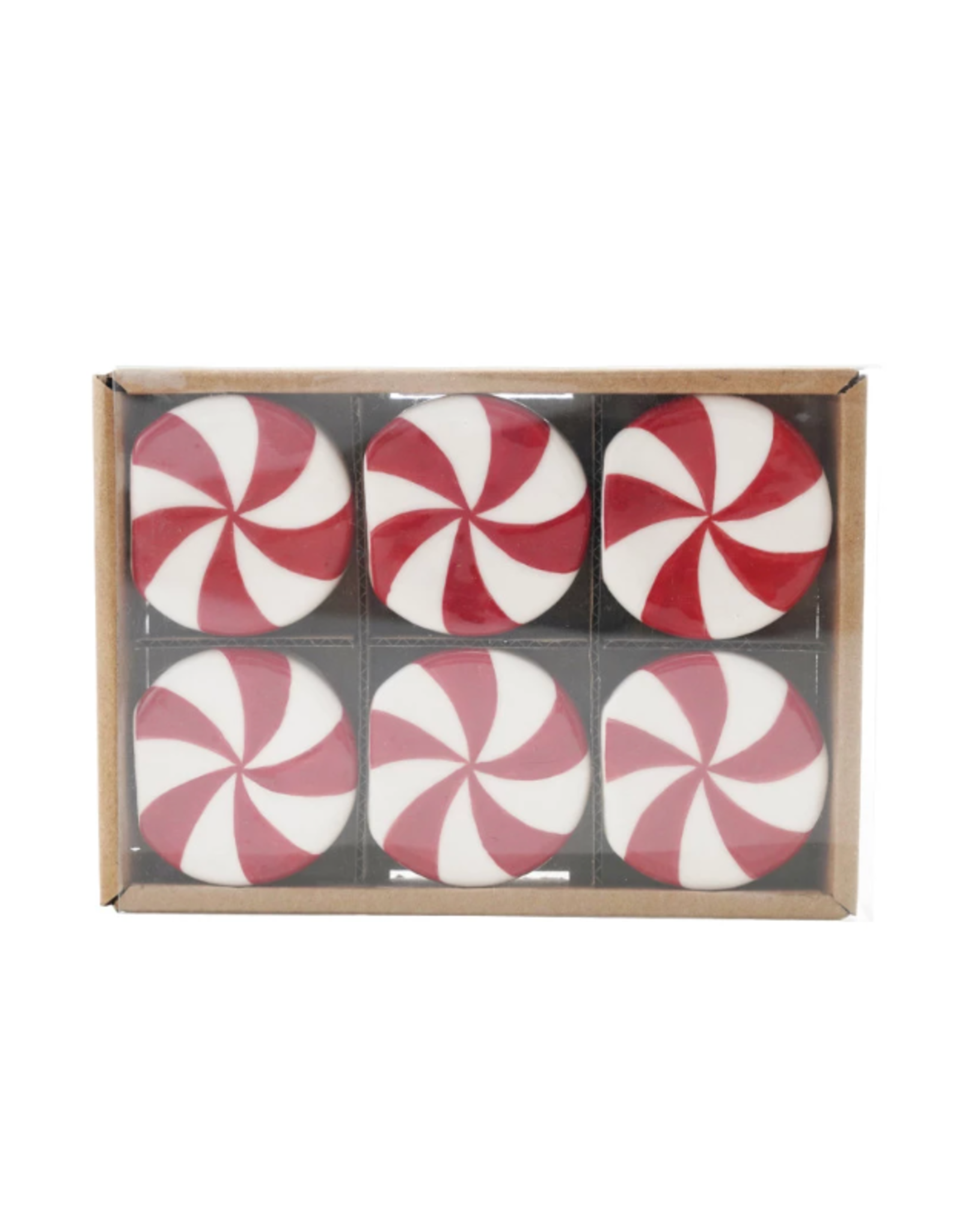 Decor Shop at Junebug Peppermint Card Holders - Set of 6