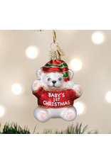 Baby's First Christmas Bear Ornament
