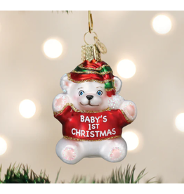 Baby's First Christmas Bear Ornament