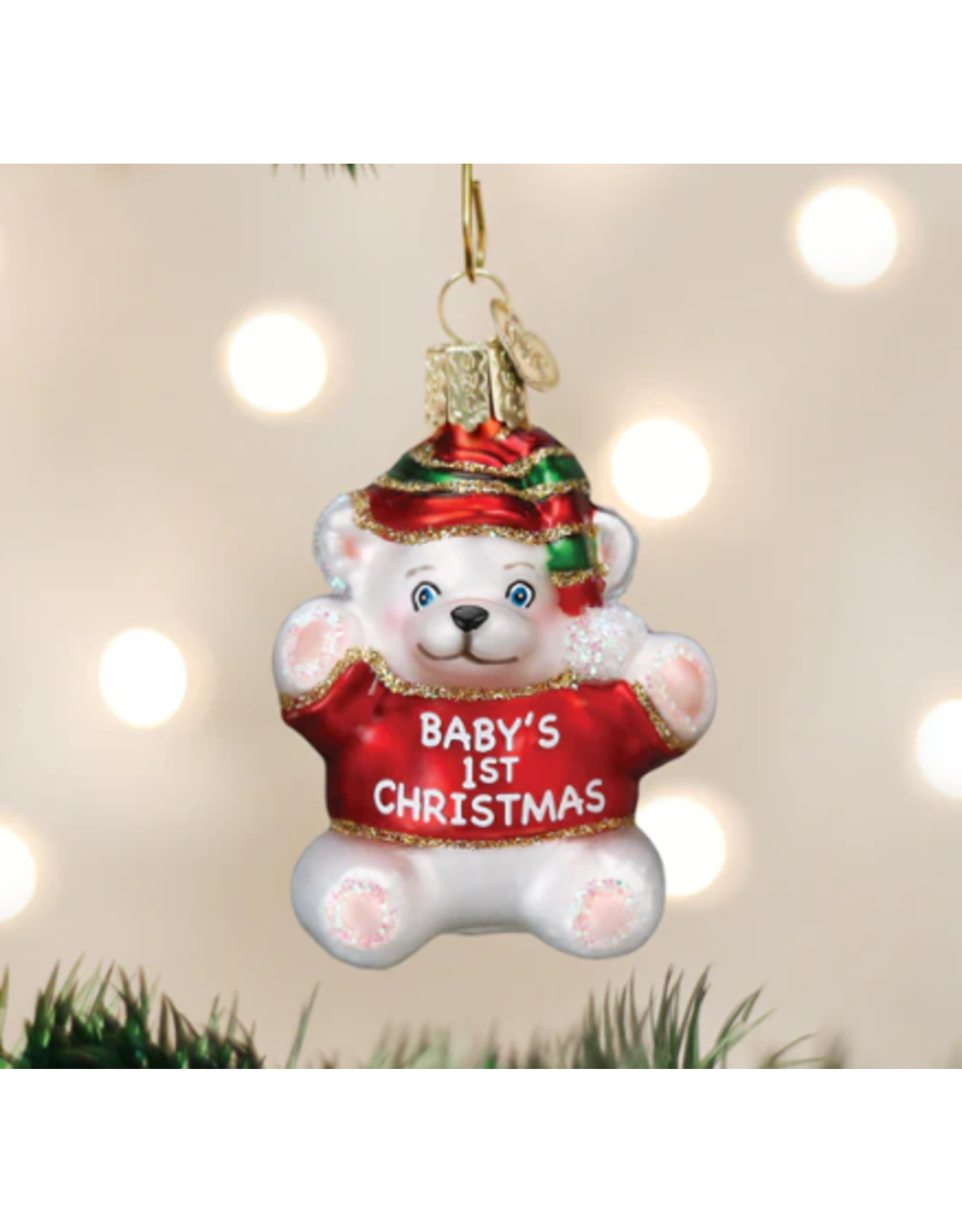 Baby's First Christmas Bear Ornament