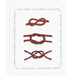Ramus & Co Forever Knot Love Card