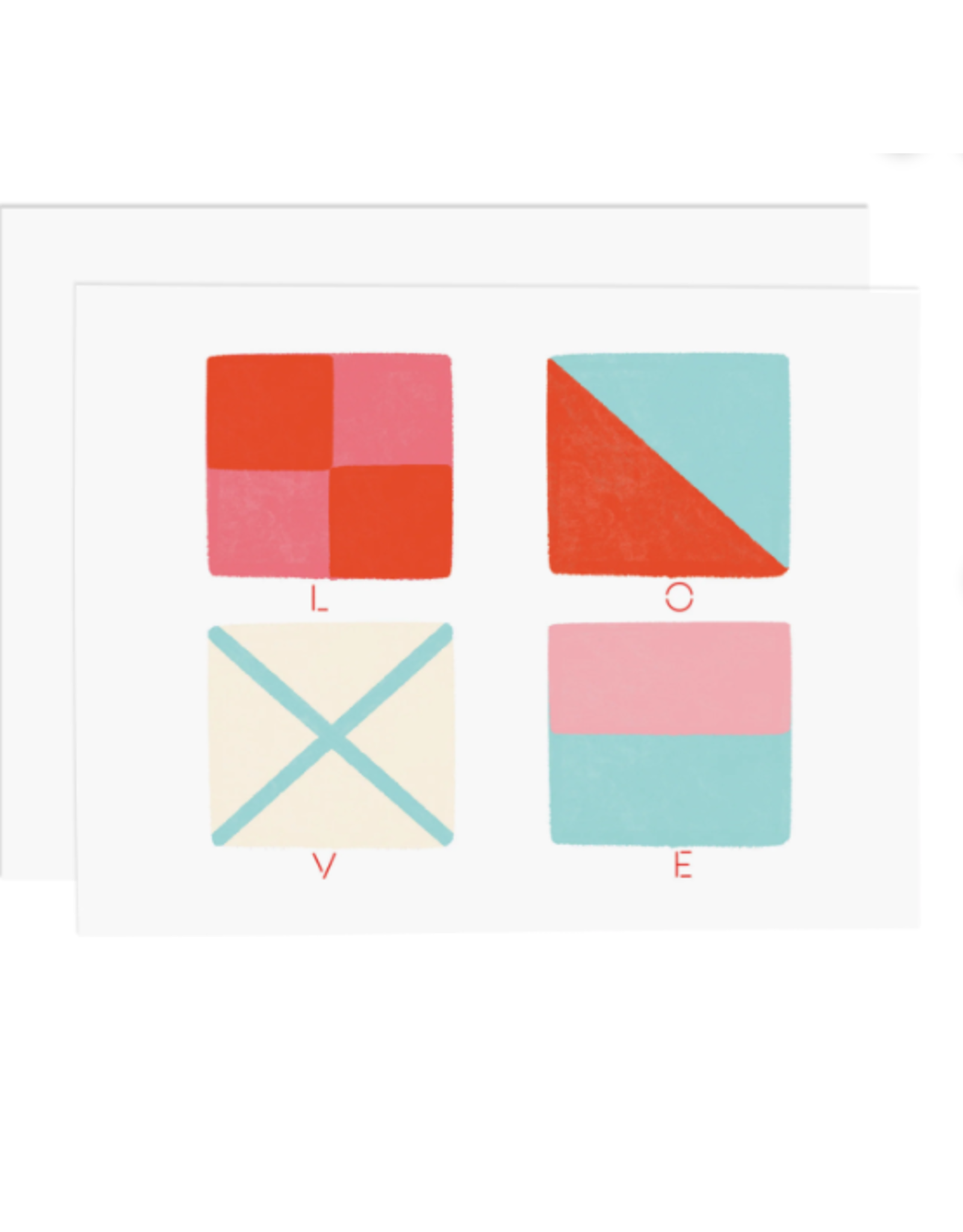 Ramus & Co Love Nautical Flags Card