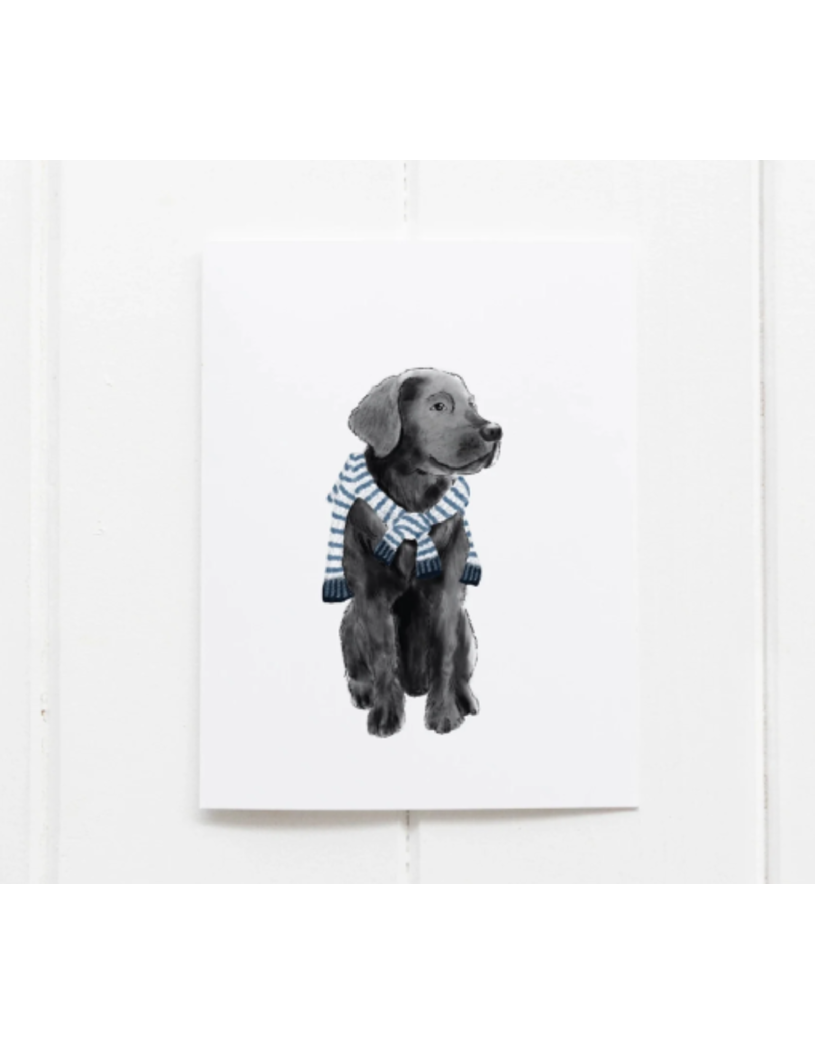 Ramus & Co Preppy Black Lab Card
