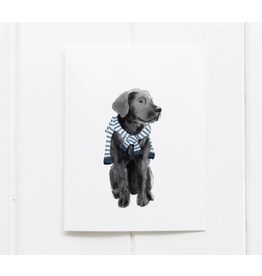 Ramus & Co Preppy Black Lab Card