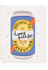 Bloomwolf Studio Brewed Beer Birthday Card