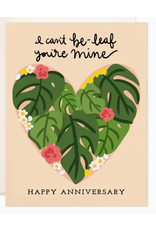 Bloomwolf Studio Can't Beleaf Anniversary Card