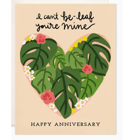 Bloomwolf Studio Can't Beleaf Anniversary Card