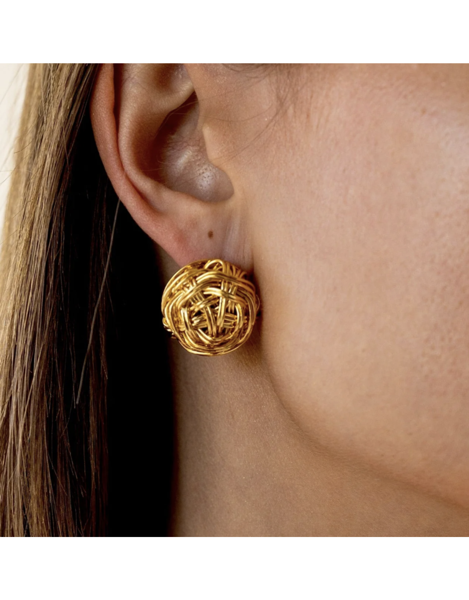 Sahira Jewelry Remy Statement Stud Earring