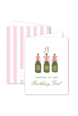 Dogwood Hill Champagne Birthday Girl Card