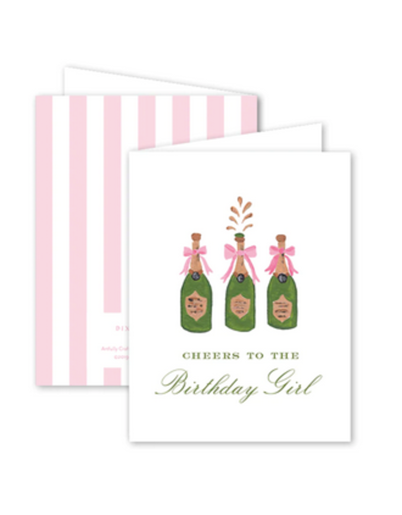 Dogwood Hill Champagne Birthday Girl Card