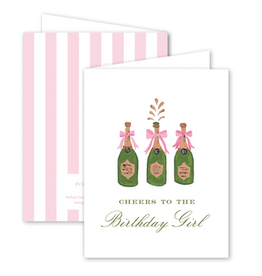 Dogwood Hill Champagne Birthday Girl Card