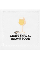 August Morgan Light Snack, Heavy Pour Cocktail Napkin - Set of 4