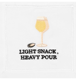 August Morgan Light Snack, Heavy Pour Cocktail Napkin - Set of 4