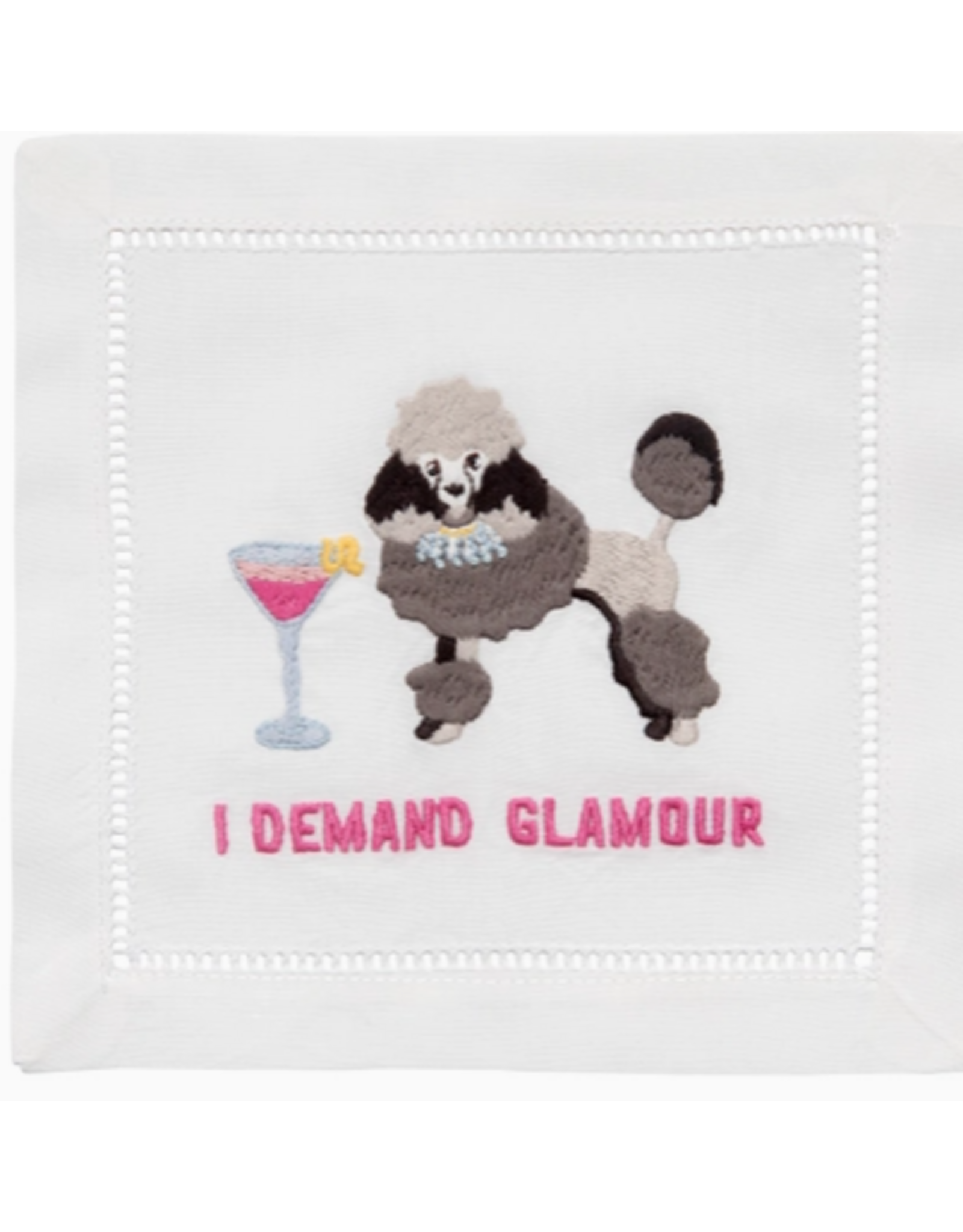 August Morgan I Demand Glamour Cocktail Napkin - Set of 4