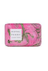 Mistral Marble Luxe Bar Soap in Peony