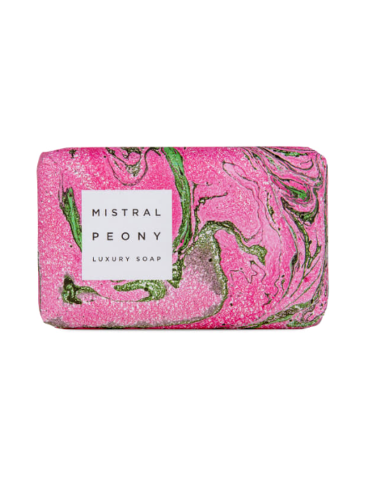 Mistral Marble Luxe Bar Soap in Peony