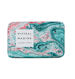 Mistral Marble Luxe Bar Soap in Marine