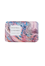 Mistral Marble Luxe Bar Soap in Lychee Rose