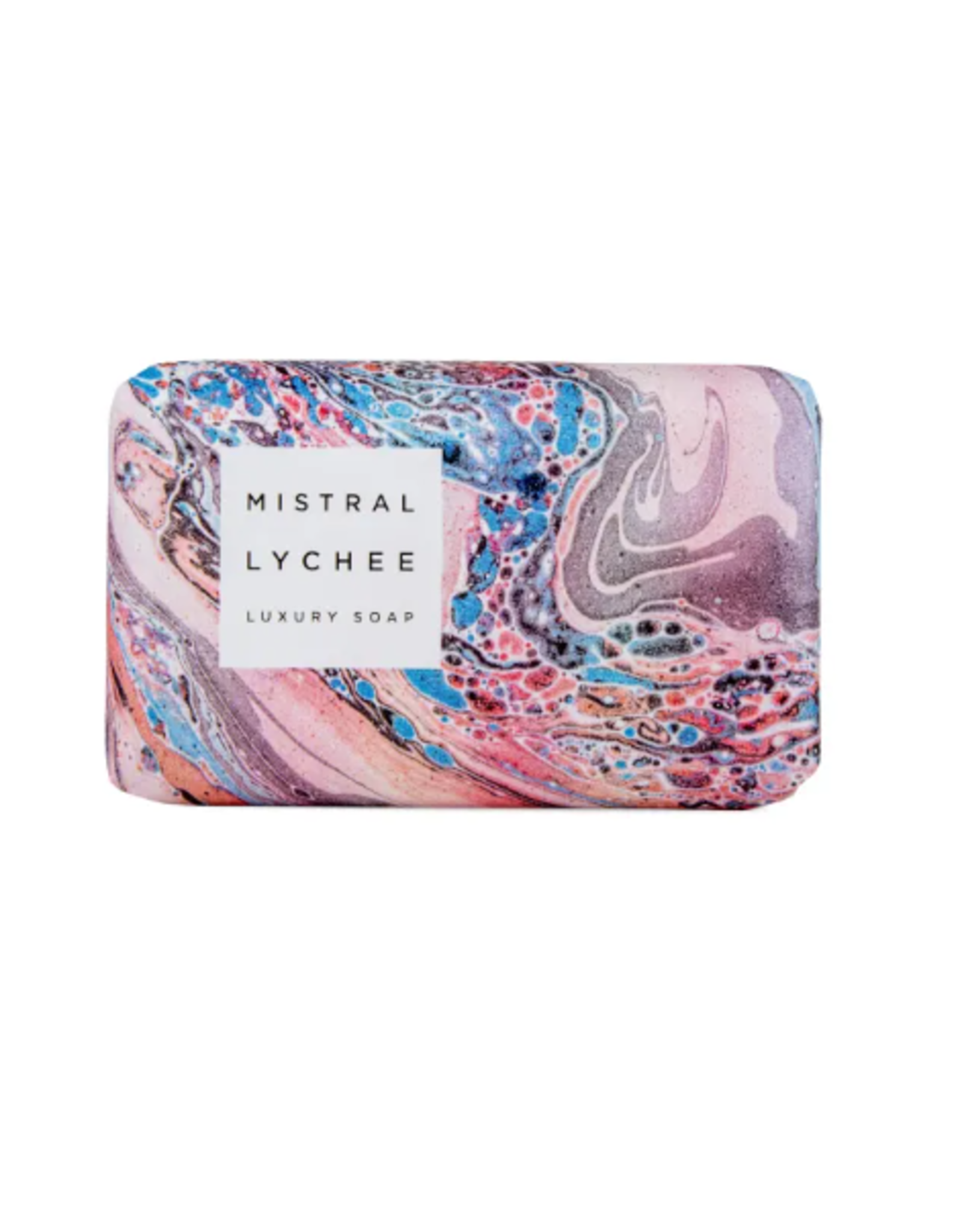 Mistral Marble Luxe Bar Soap in Lychee Rose